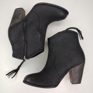 Aldo Fastrost Ankle Boots NEW Black Leathe…